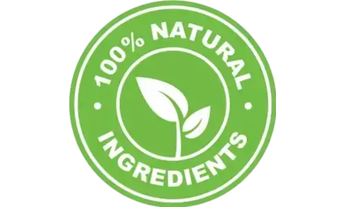 100% natural ingredients badge – Dentpure oral supplement